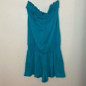 Express Teal Romper